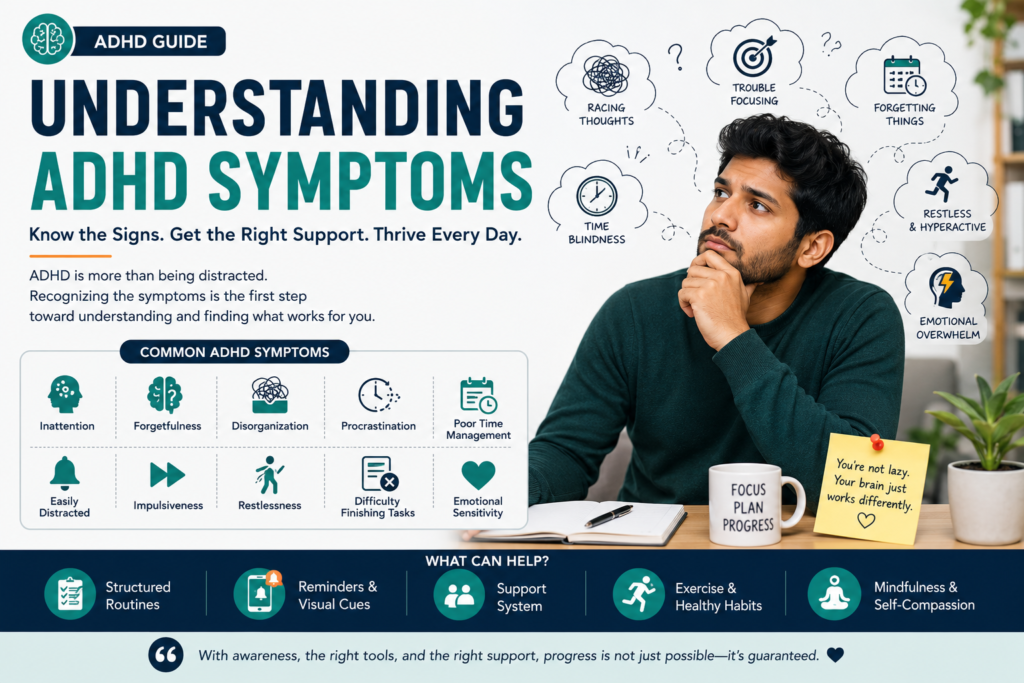 ADHD Symptoms: It's More Than Just Being Distracted