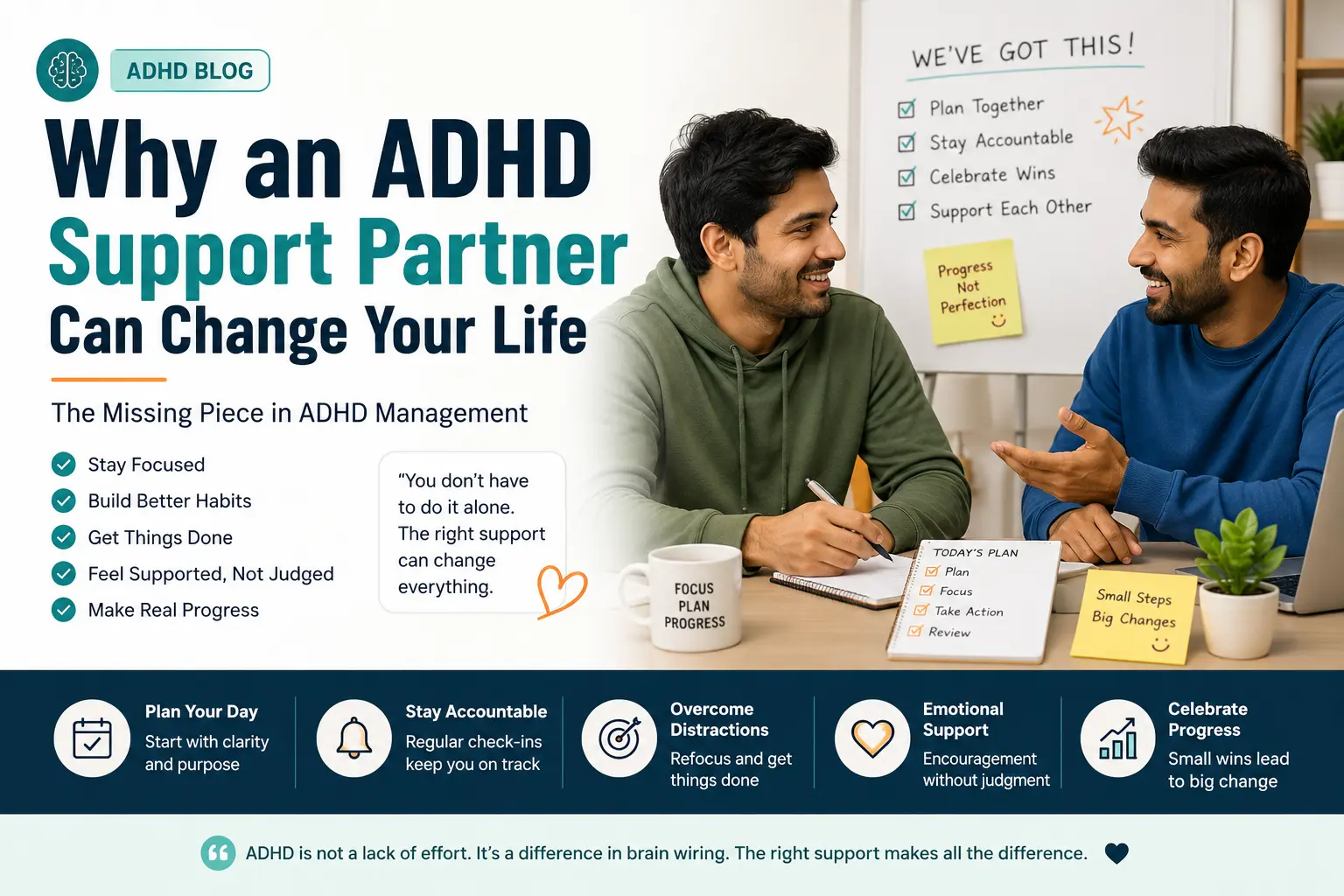Why an ADHD Support Partner Can Change Your Life: The Missing Piece in ADHD Management